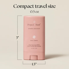 Project Reef SPF 50 stick demonstrates Hawaii compliance for responsible sun protection.
