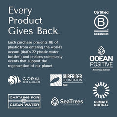 Project Reef two pack display illustrating reef safe vegan lip care.