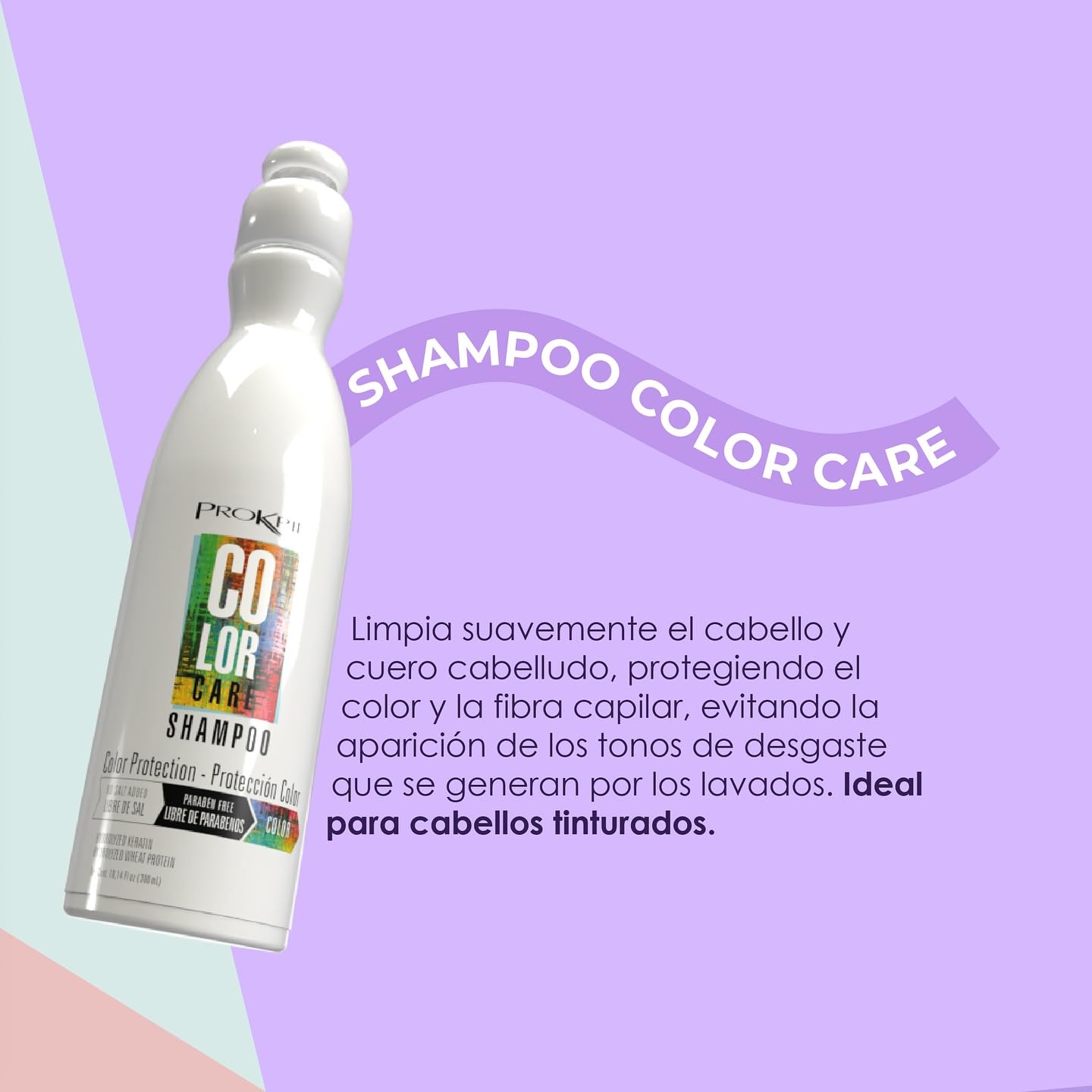 Prokpil Soft Smooth Hair Texture closeup conveys manageable, silky hair after use.