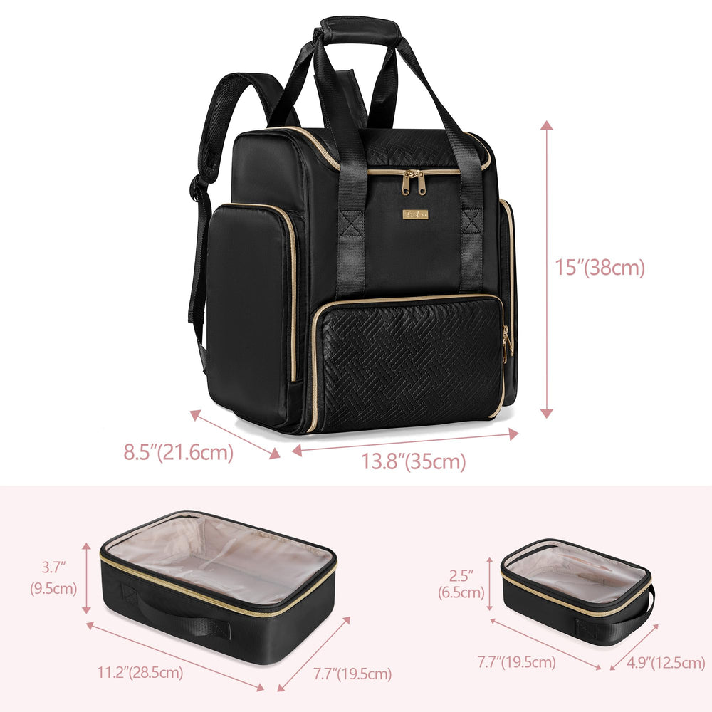 Prokva backpack padded straps and luggage sleeve for comfortable travel
