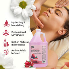 PRO NAIL Healing Therapy Lotion on hands during a soothing massage.