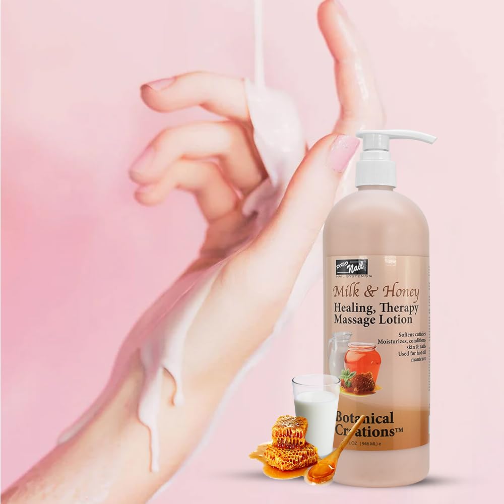 PRO NAIL Healing Therapy Massage Lotion cuticle care for nails and dry skin.