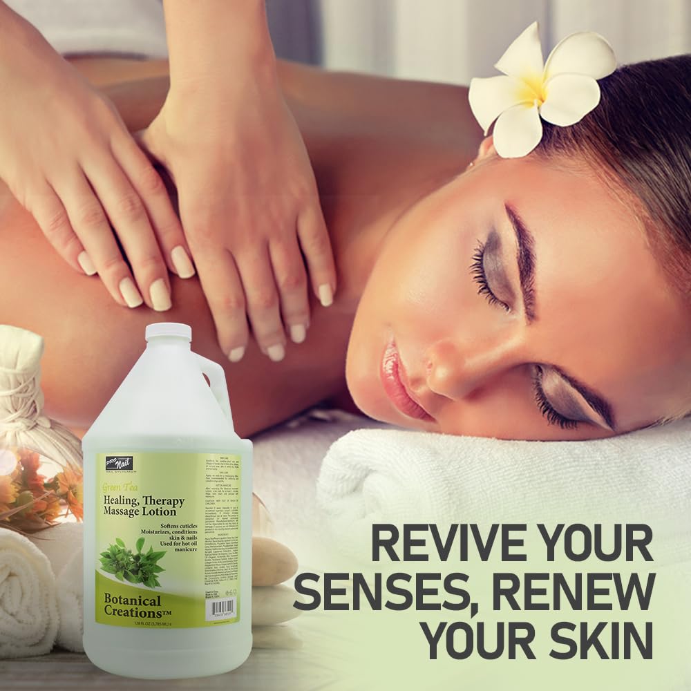 PRO NAIL Healing Therapy Massage Lotion texture close-up shows natural oils.