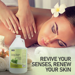 PRO NAIL Healing Therapy Massage Lotion texture close-up shows natural oils.