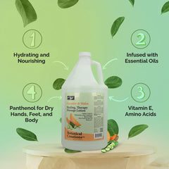 Pronail Healing Therapy Massage Lotion texture closeup, rich in natural oils.