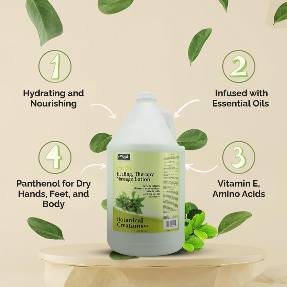 PRO NAIL Healing Therapy Massage Lotion warm application – indulgent spa-like massage moment.