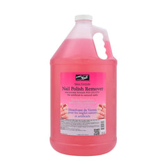 PRO NAIL Non-Acetone Remover bottle for gentle polish removal in salons.