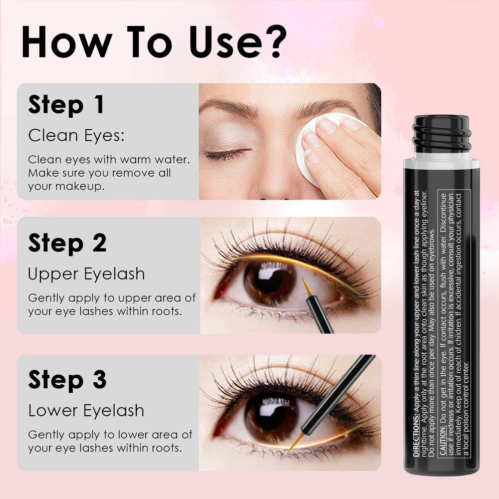 Lavish Lash Pro serum on fingertip ready for nightly use.