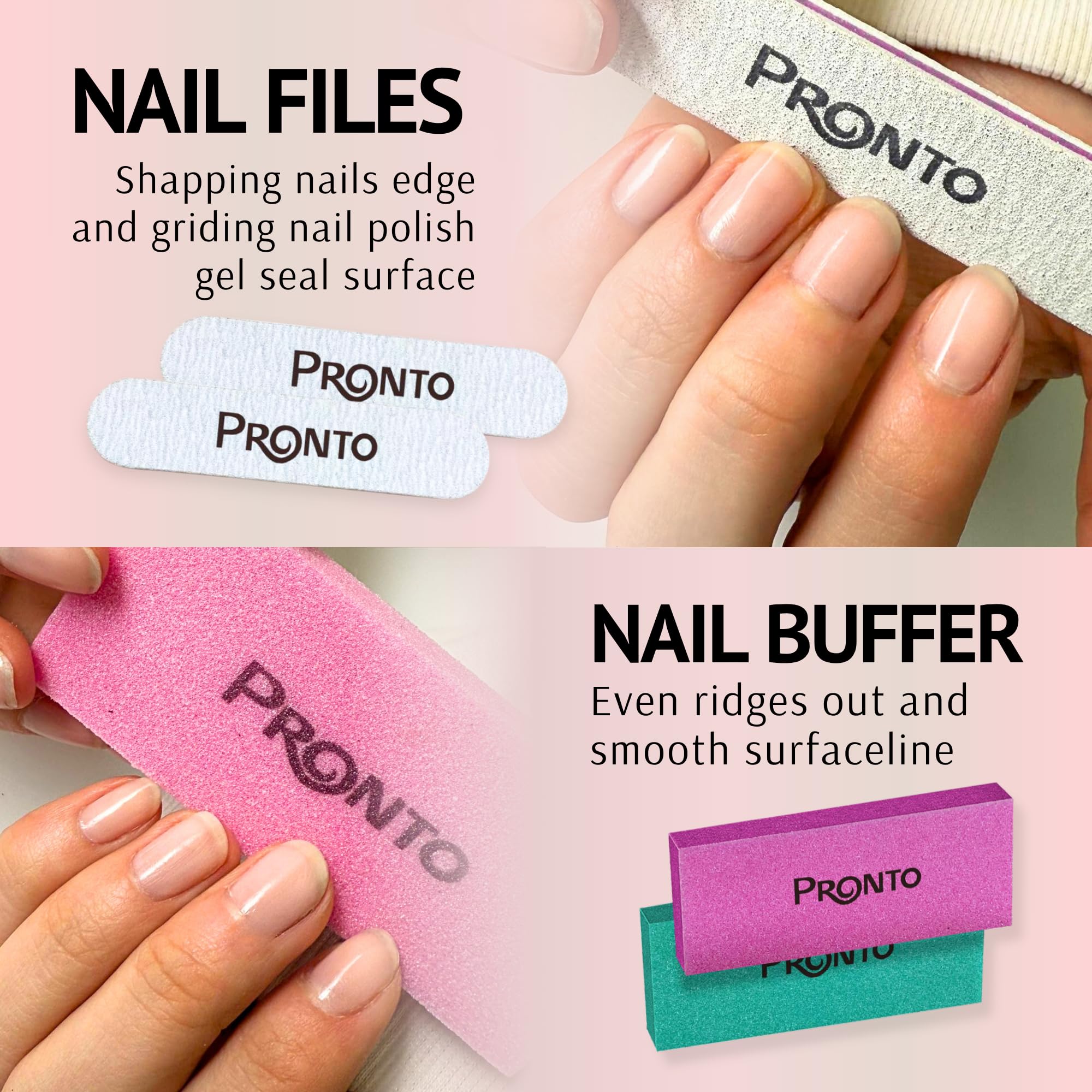 Pronto Cuticle Pusher helps safely prep nails during a DIY manicure.