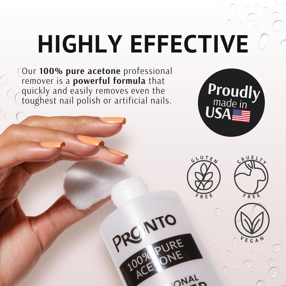 Pronto manicure kit with two buffers for a smooth finish