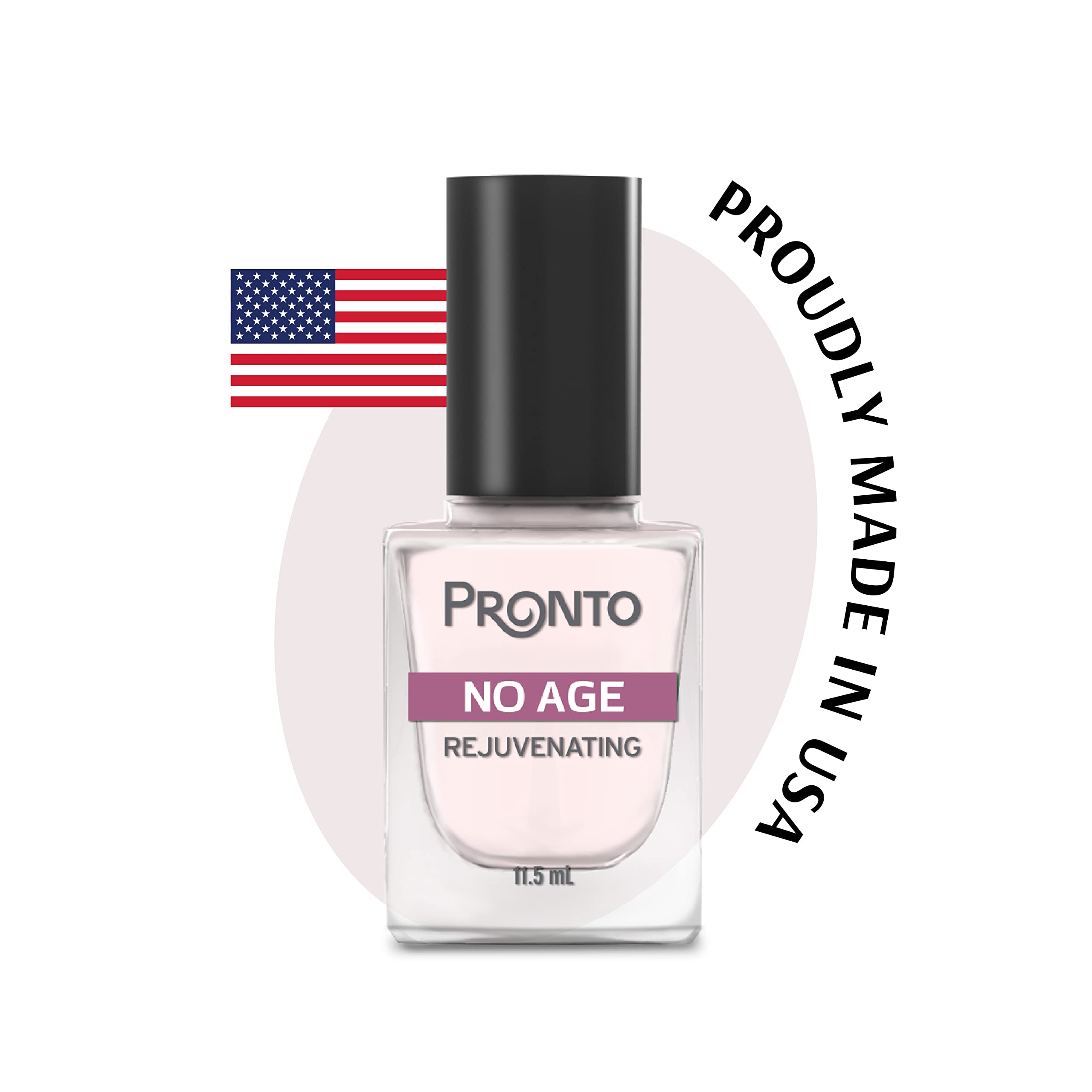 Pronto No Age ridged nails before treatment seeking smoother texture.