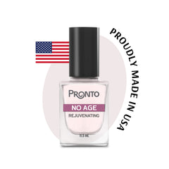 Pronto No Age ridged nails before treatment seeking smoother texture.