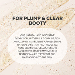 PROOT Butt Scrub Wash rinse action—easy rinse that leaves no heaviness.