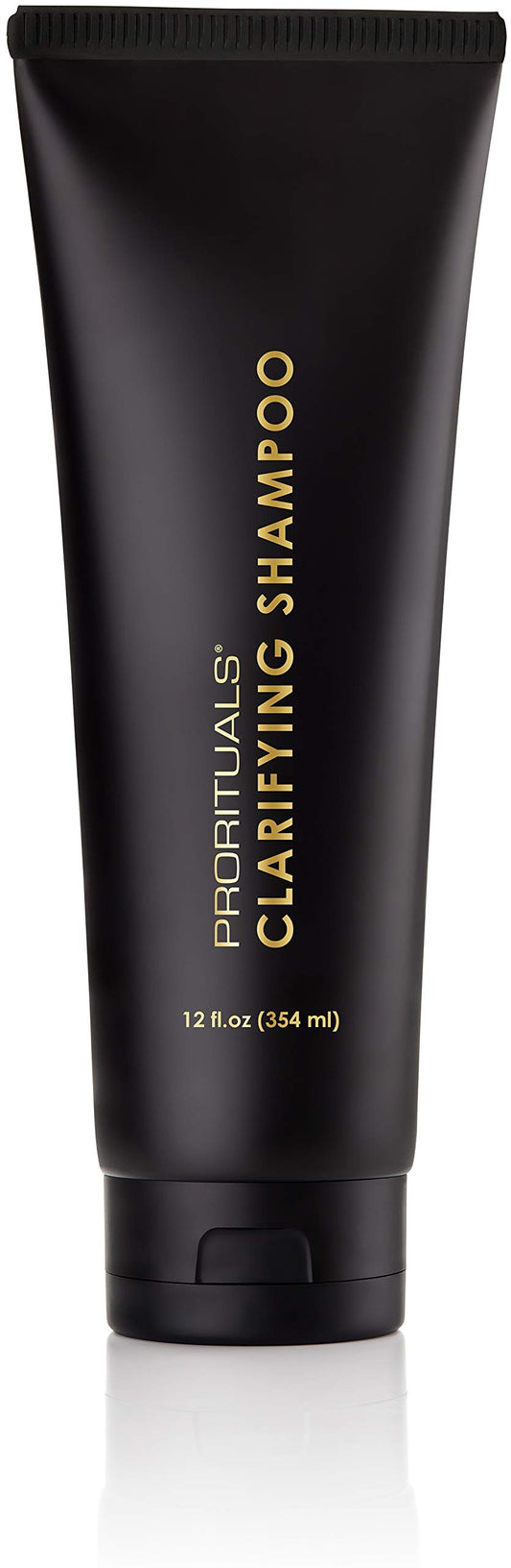 Prorituals Clarifying Shampoo deep cleansing for refreshed, buildup-free hair.