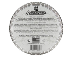 PROSPECTORS Coal Mine Matte Clay Pomade used to shape natural look.