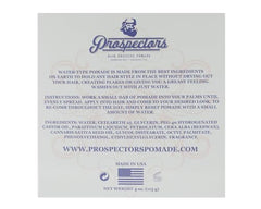 PROSPECTORS Diamond Hair Pomade pompadour-ready look with pliable control.