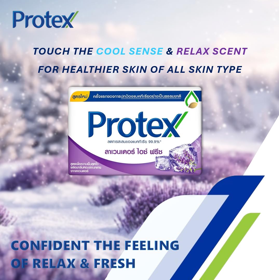 Protex Lavender Ice Freeze bar soap authentic Thai-made quality.