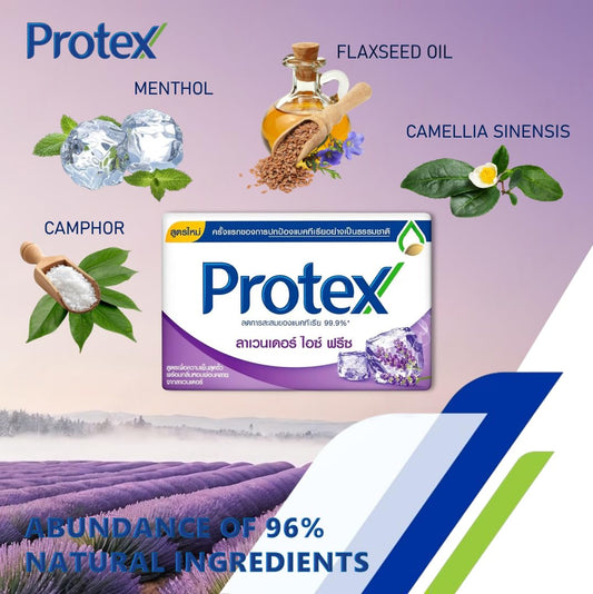 Protex Lavender Ice Freeze bar soap cooling formula after workout refresh.