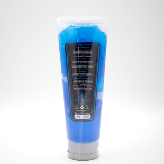 PROTON blue gel on stencil adhesion test area for steady designs