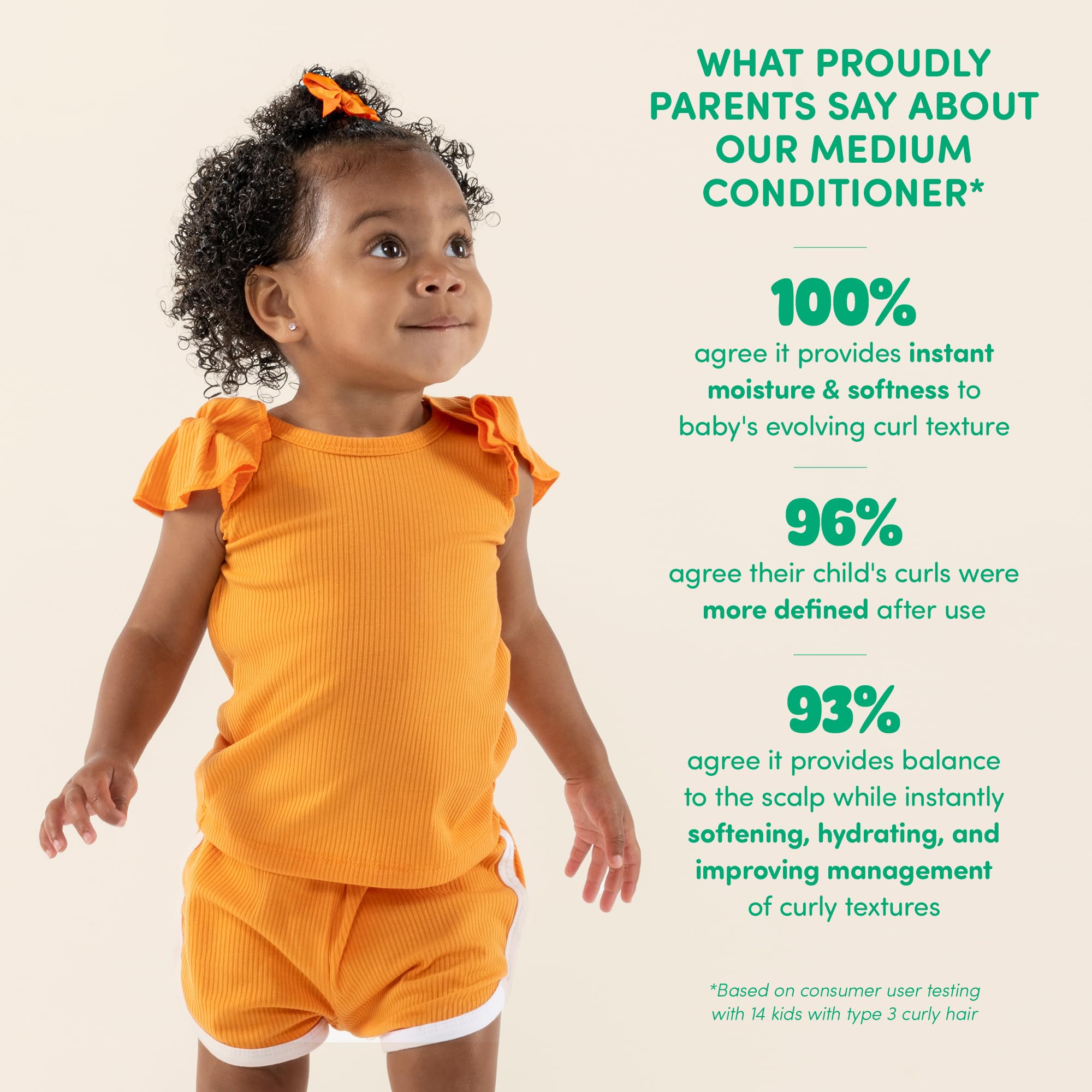 Back label of PROUDLY conditioner emphasizing plant-based care