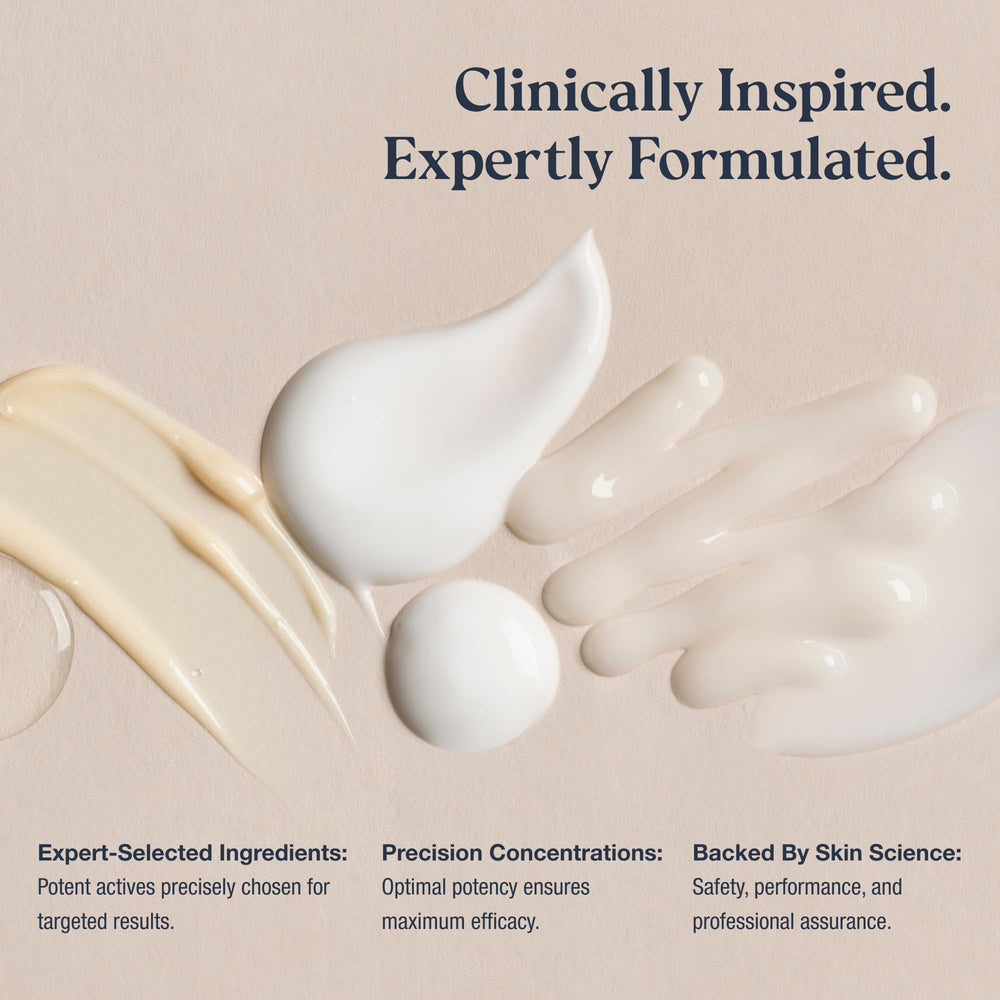 PROVEN SkinSpecific texture closeup reveals smooth cream for improved skin texture