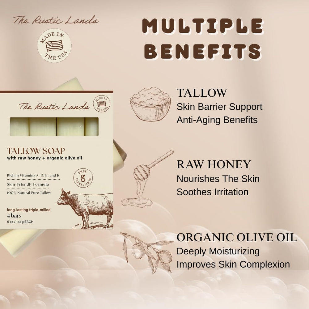 PROVENCE ESSENTIALS The Rustic Lands USA made bars with USDA inspected ingredients.