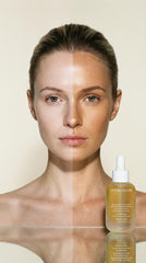 Pseudo Labs Hydra Glow drops mixed with moisturizer for seamless glow