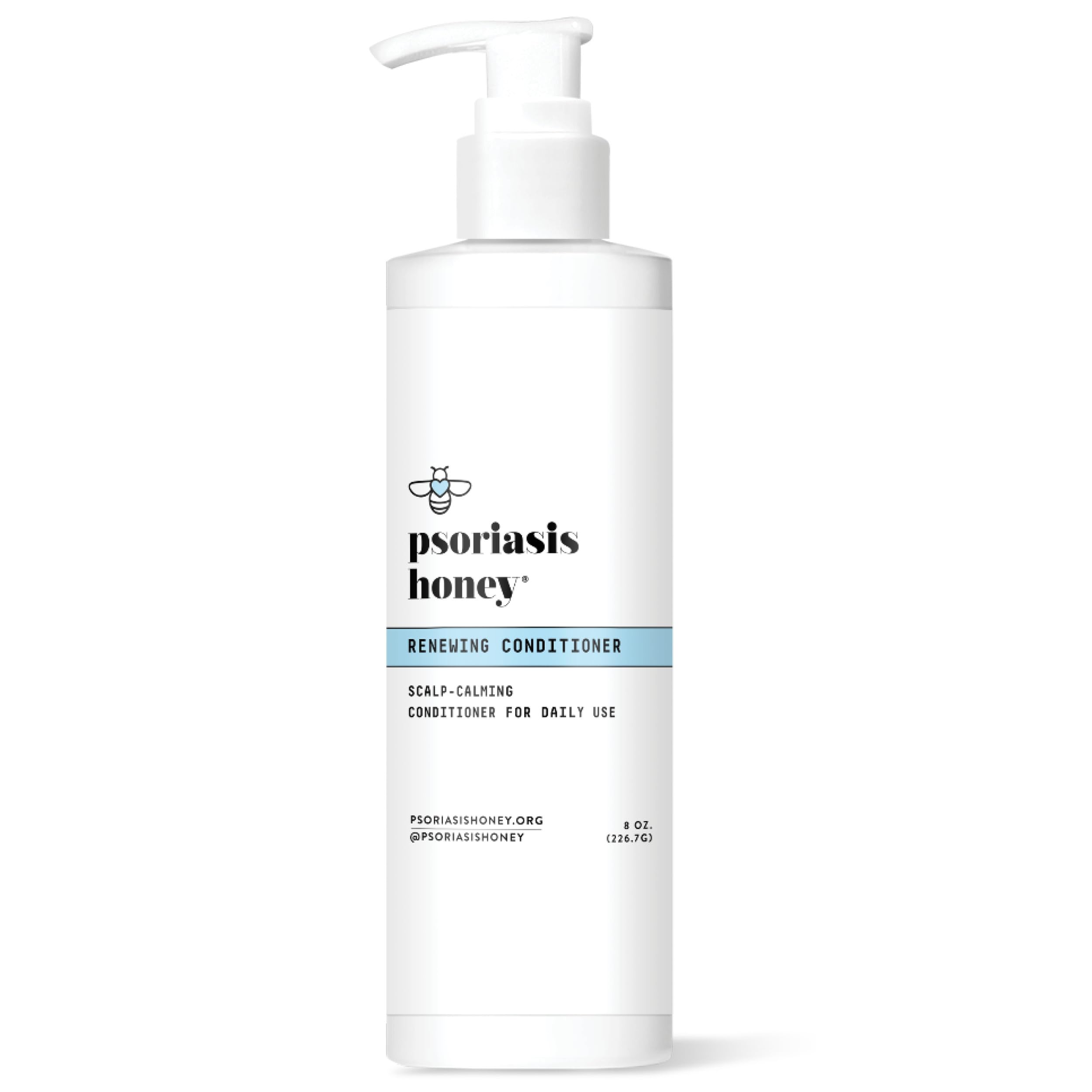 PSORIASIS HONEY Renewing Conditioner bottle for dry scalp hydration and gentle daily care