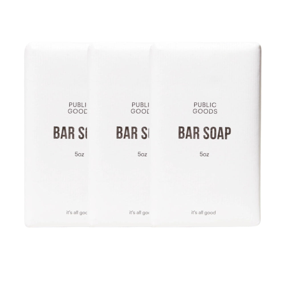 Public Goods 3-pack bar soap for hands and body with gentle cleanse
