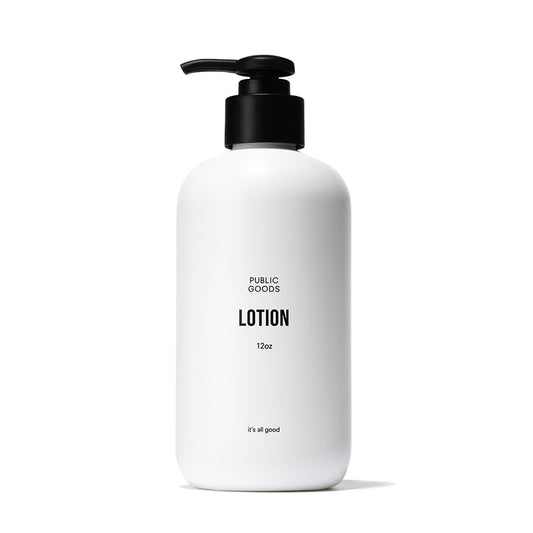 Public Goods Body Lotion bottle front view for daily moisturizing