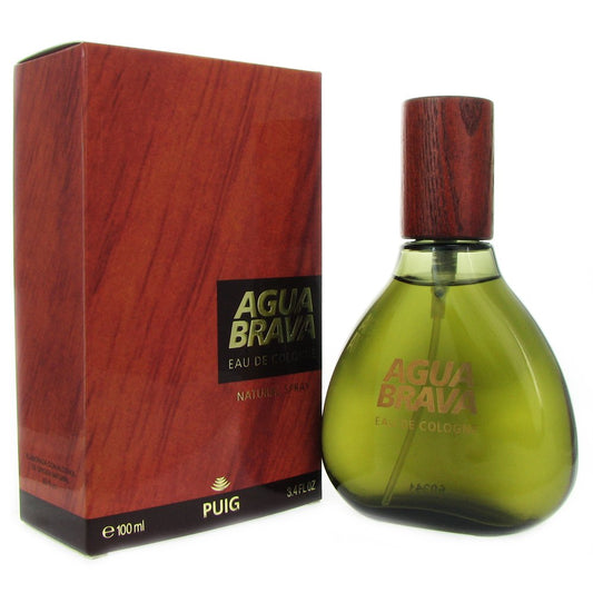 Puig Agua Brava bottle, classic aromatic fragrance for daily wear with long-lasting freshness.