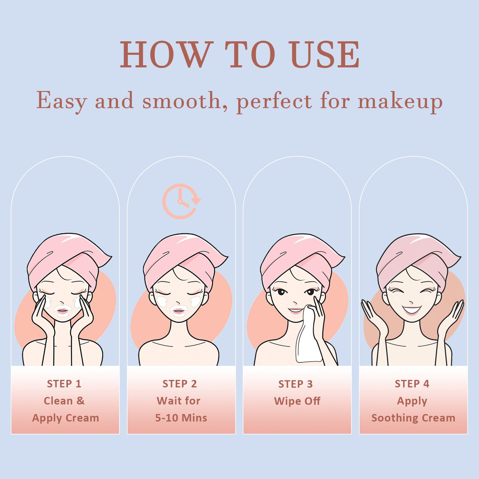 PUILOG skincare kit preps skin for makeup with a smooth finish.