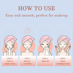 PUILOG skincare kit preps skin for makeup with a smooth finish.