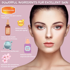 Pulkrify Cherry Blossom VC Essence Serum bottle supports radiant-looking skin
