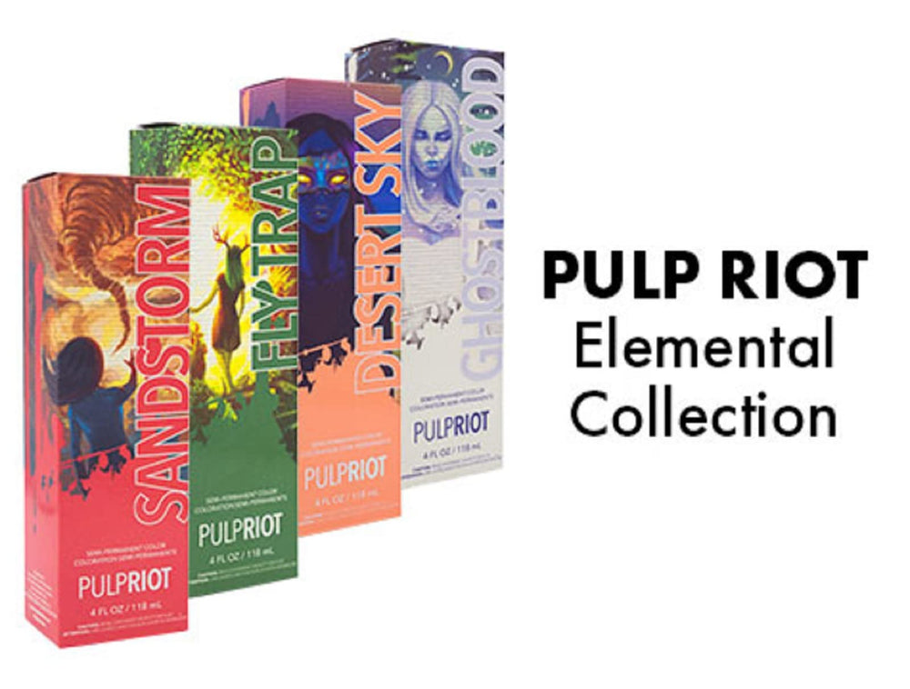 Pulp Riot Sandstorm color swatches, bright options for creative looks