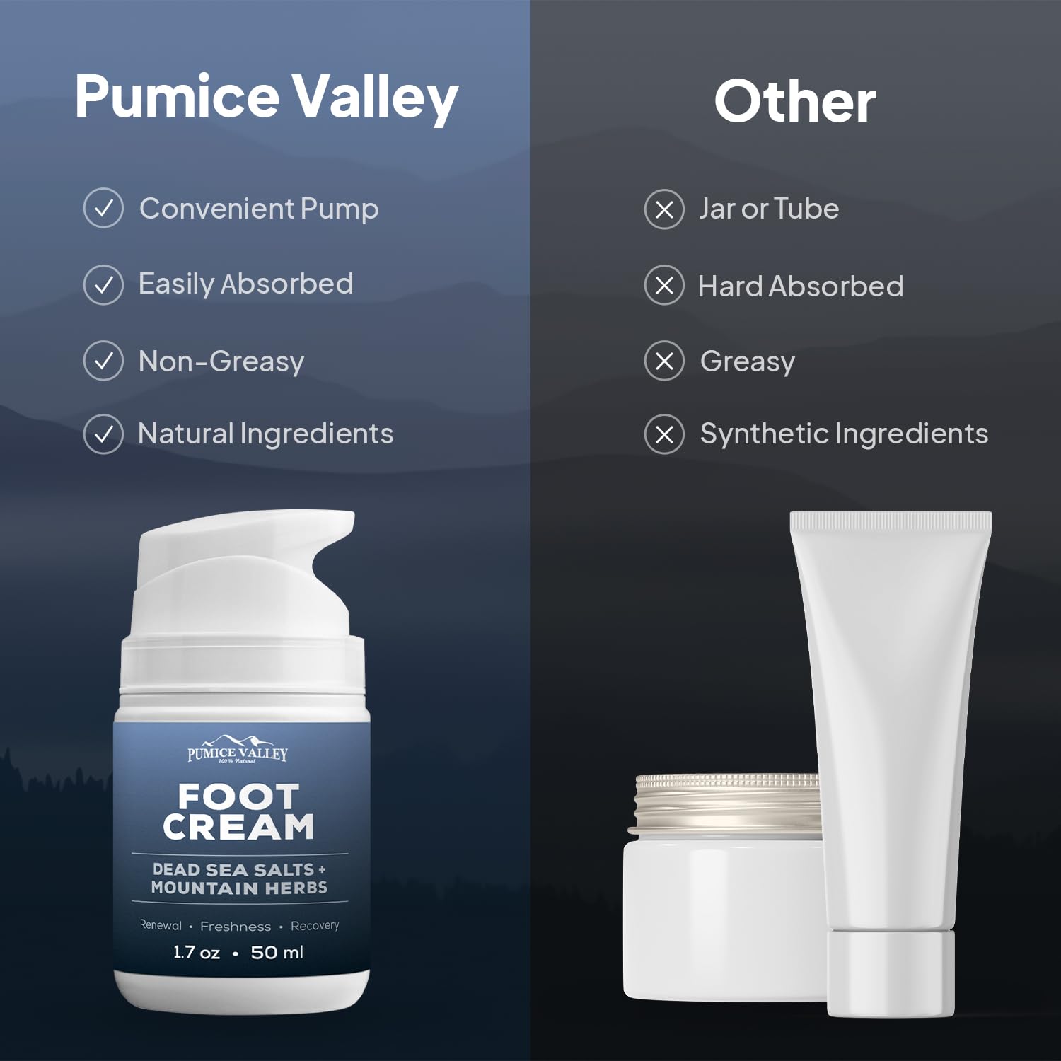 Pumice Valley post-workout foot care for daily comfort.