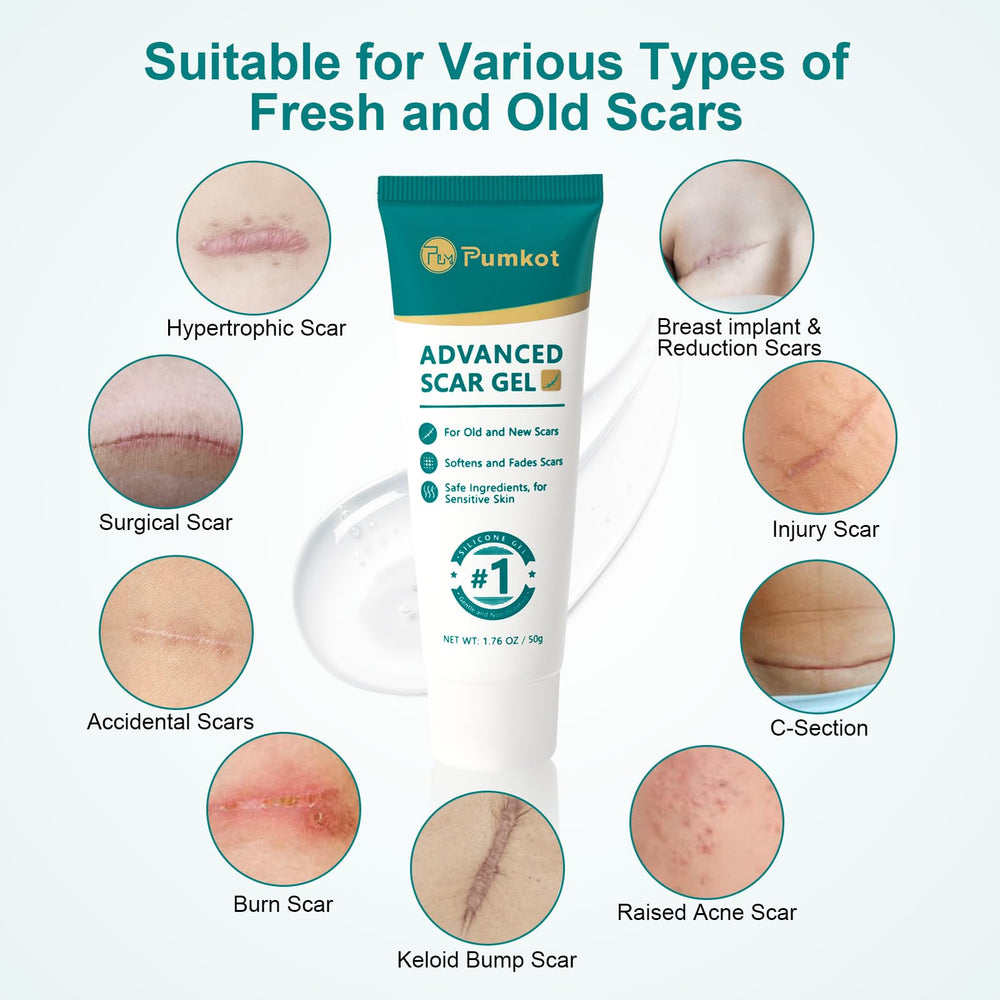 Pumkot Scar Cream texture dispensing smoothly for easy application.