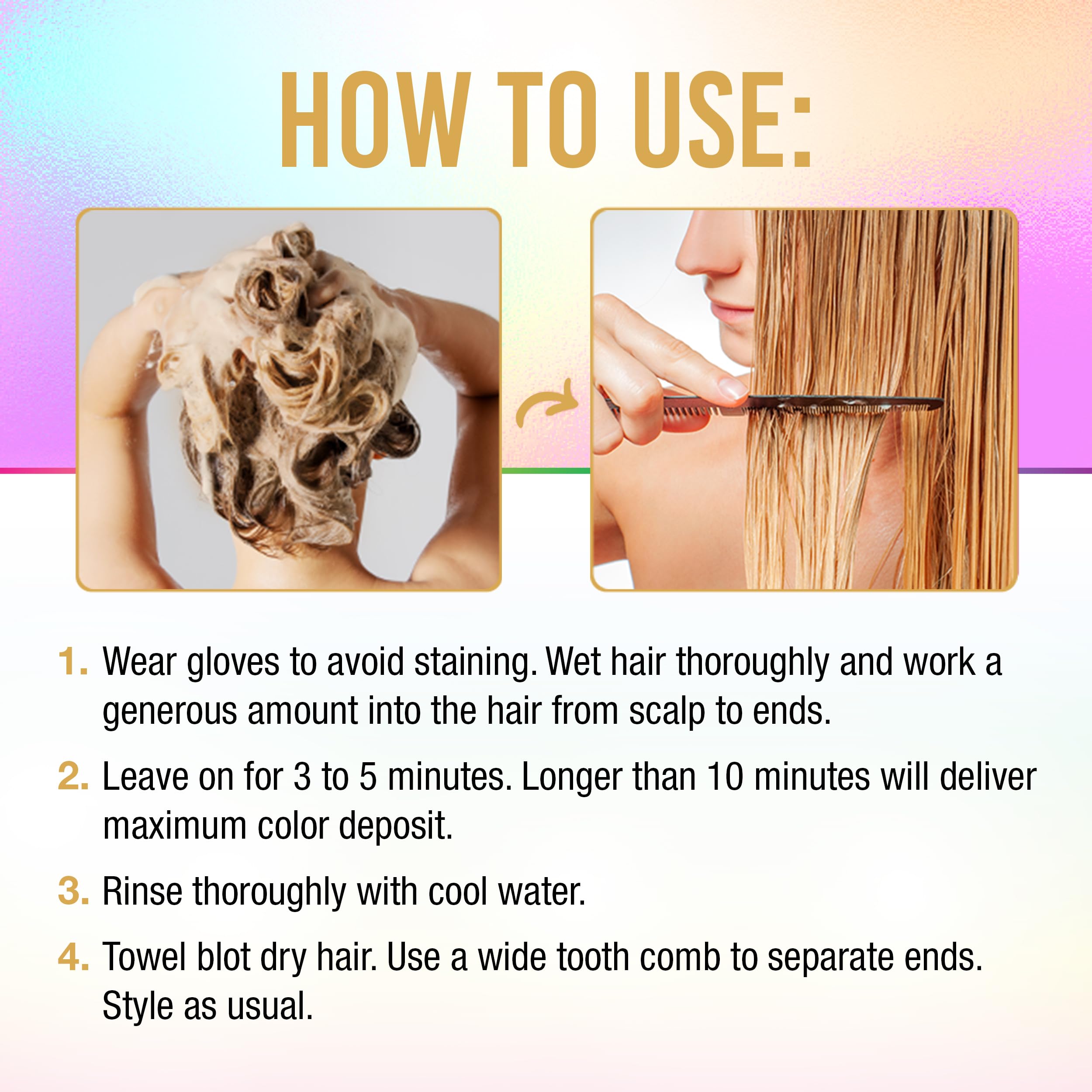 Punky Blondetastic suitable for all hair types and textures, versatile care.