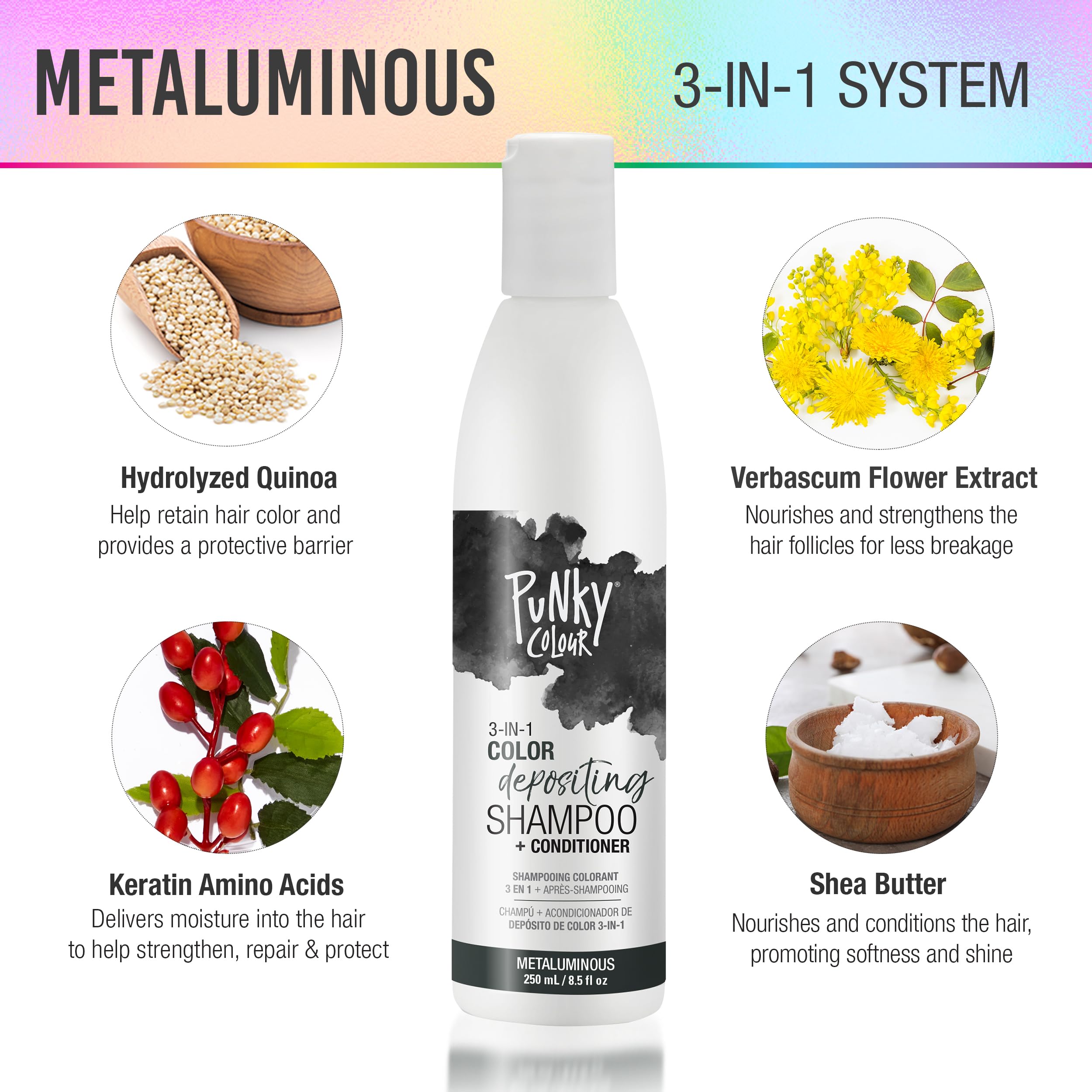 Punky Colour 3-in-1 closeup highlights shine and moisture.
