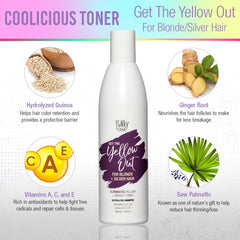 Punky Colour 3-in-1 Yellow Out foam application demonstrates easy color refreshment for hair