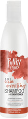 Punky Colour 3-in-1 color depositing cleanser bottle enhances AuburnAmazing shade