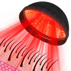 PUPCA Laser Cap front view, wearable device for potential hair growth support