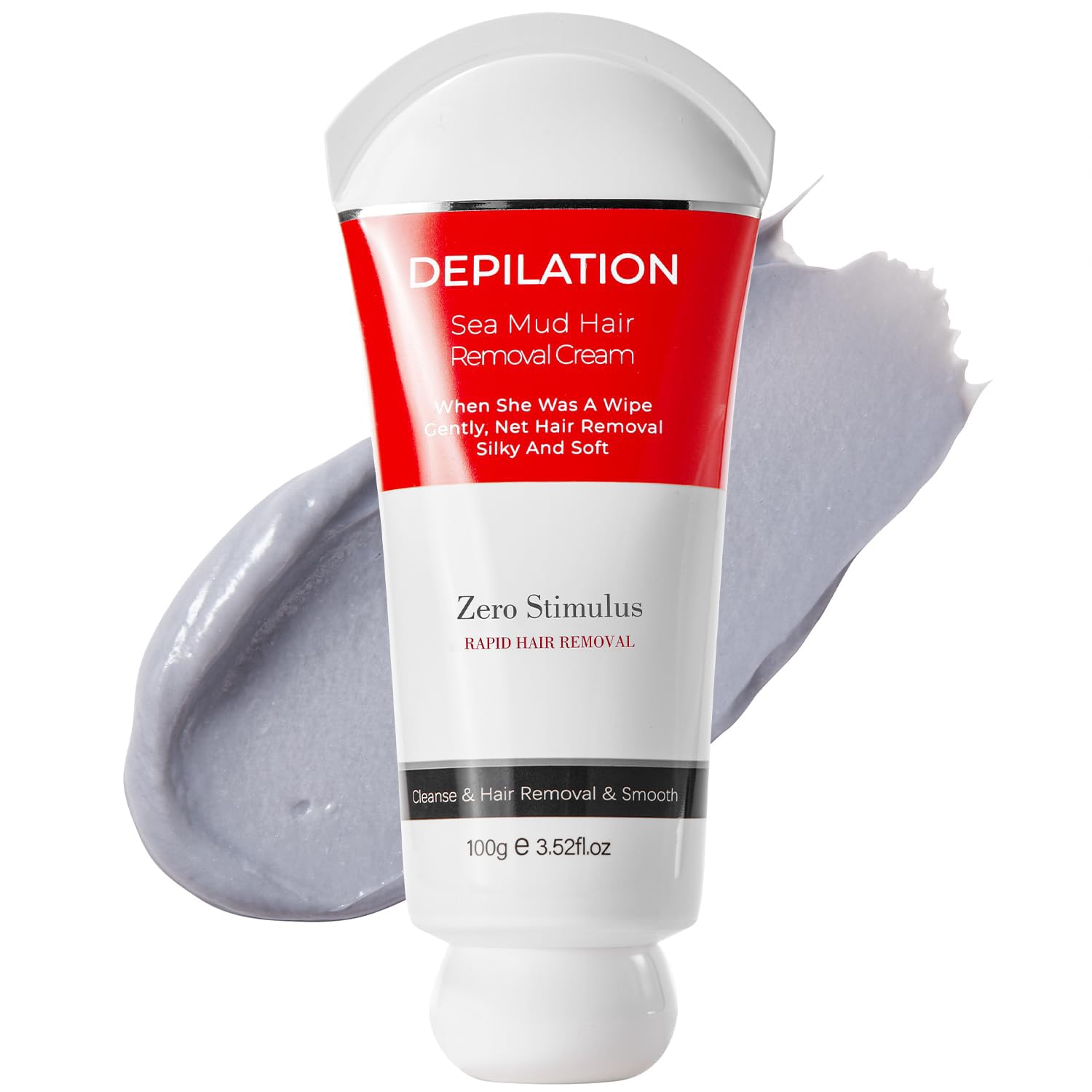 PUPUPE painless hair removal cream bottle for quick, smooth skin.