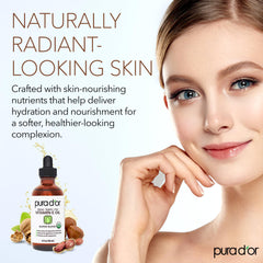 PURA D'OR Vitamin E oil supports cuticle hydration and nail health.