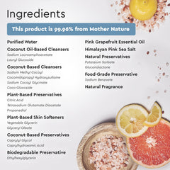 Puracy Body Wash label close-up confirms hypoallergenic gluten-free and Made in America.