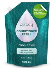 Puracy conditioner bottle pour for fine hair enhances silkiness