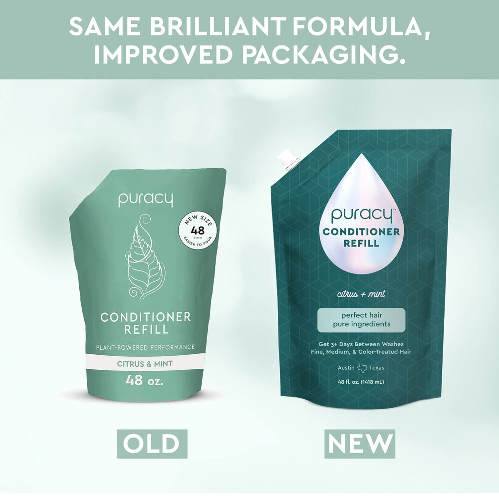 Puracy plant-powered formula label highlights natural ingredients