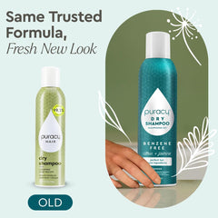 Puracy dry shampoo oil absorption on hair creates volume and bounce.