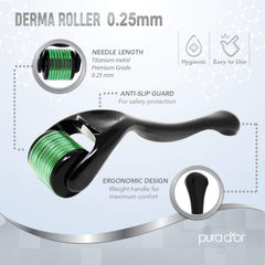 PURA D'OR facial application near the eye area with care