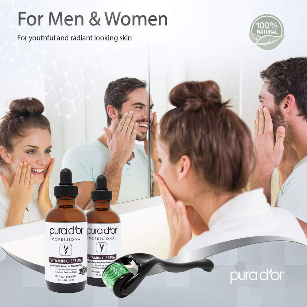 PURA D'OR serum dropper with hyaluronic acid for hydration
